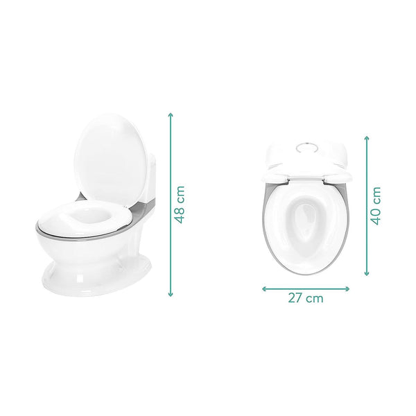 Mini Toilette Weiß