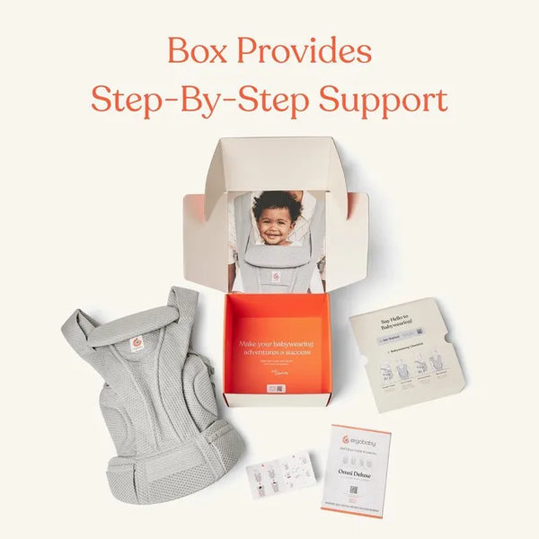 Omni Deluxe Babytrage Pearl Grey Mesh