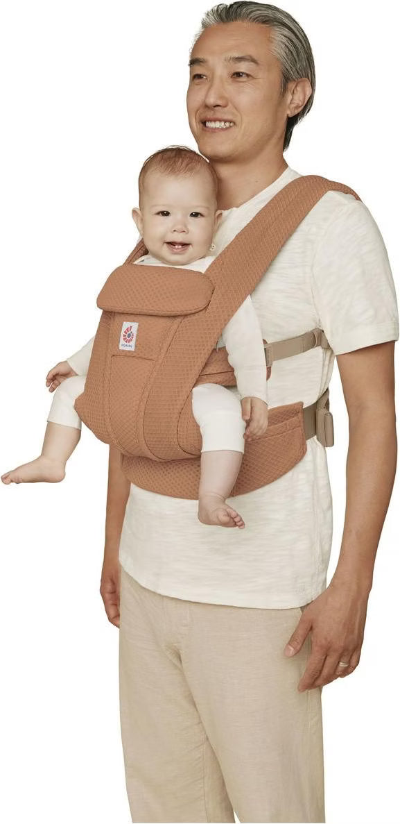 Omni Deluxe Babytrage Canyon Clay Mesh