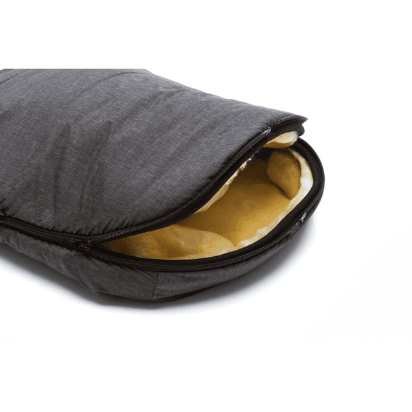Lammfellfußsack Makalu Schwarz