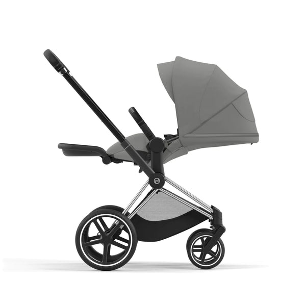 Cybex Priam Set Gestell (Chrome Black) /Stoff (Mirage Grey)