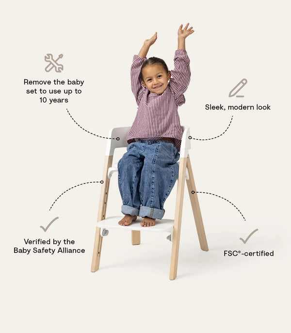 Stokke Steps White / Natural