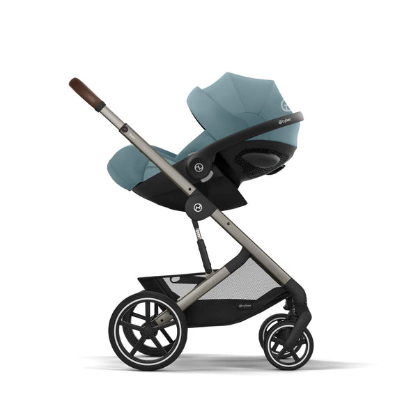 Cybex Balios S Lux Set Stormy Blue (Gestell Taupe)