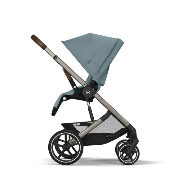 Cybex Balios S Lux Set Stormy Blue (Gestell Taupe)