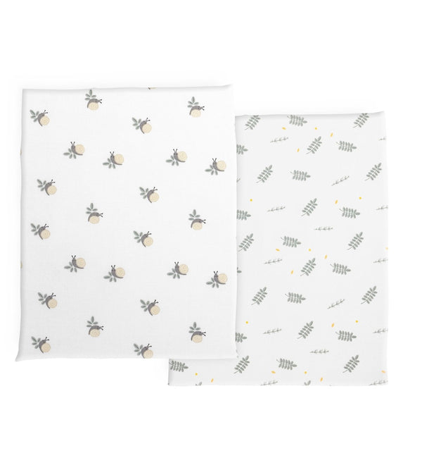 Chicco Spannbettlaken NEXT2ME Greenery (2 STK.)