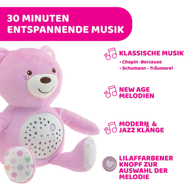 Chicco - First Dreams Baby Bär, rosa