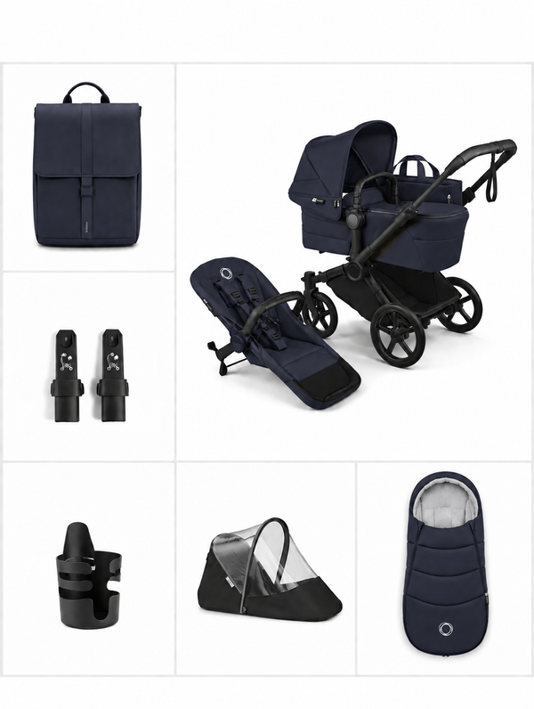 Bugaboo Donkey 6 Mono Indigo Blue - 6in1 Bundle