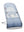 BabyBjörn Bouncer Balance Soft, hellgrauer Rahmen, Mesh, himmelblau/weiß