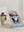 BabyBjörn Bouncer Balance Soft, hellgrauer Rahmen, Mesh, himmelblau/weiß