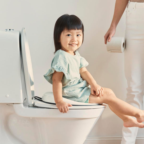 BabyBjörn Toilettensitz, Weiß/Grau