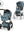 Cybex Balios S Lux mit Fold Cot Set Stormy Blue