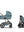 Cybex Balios S Lux mit Fold Cot Set Stormy Blue
