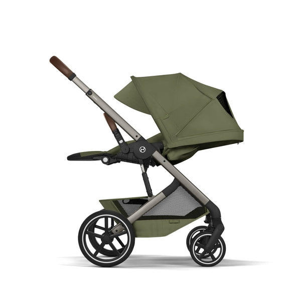 Cybex Balios S Lux mit Fold Cot Set Moss Green
