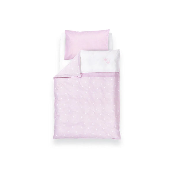 Träumeland Bettwäsche Krone rosa