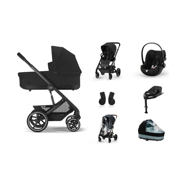 Cybex Balios S Lux Set Moon Black 6in1 Set (Nur im Fachhandel !)