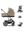 Cybex Balios S Lux Set Almond Beige (Gestell Taupe) 3in1 Set