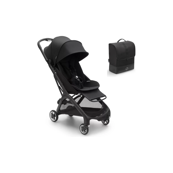 Bugaboo Butterfly Midnight Black + Transporttasche