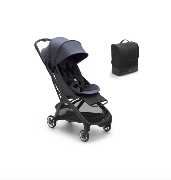 Bugaboo Butterfly Stormy Blue + Transporttasche