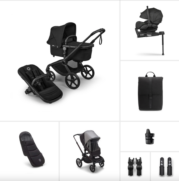 Bugaboo Fox 5 Renew Heritage Black All-in-One Set