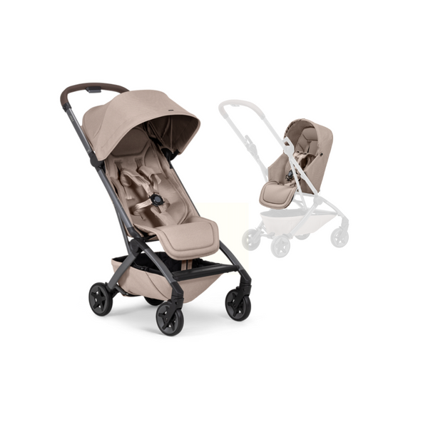 Joolz Aer² Sandy Taupe + Nest to Seat