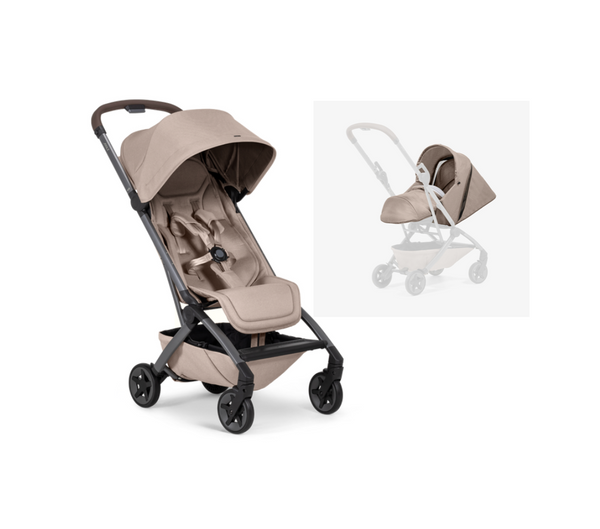 Joolz Aer² Sandy Taupe + Nest to Seat
