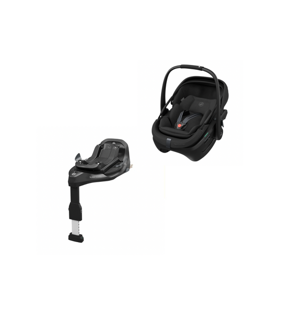 Maxi Cosi Coral Slide Pro i-Size Babyschale Onyx Black + Family Fix Slide Pro