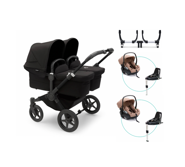 Bugaboo Donkey 5 Twin Midnight Black 4in1 Set