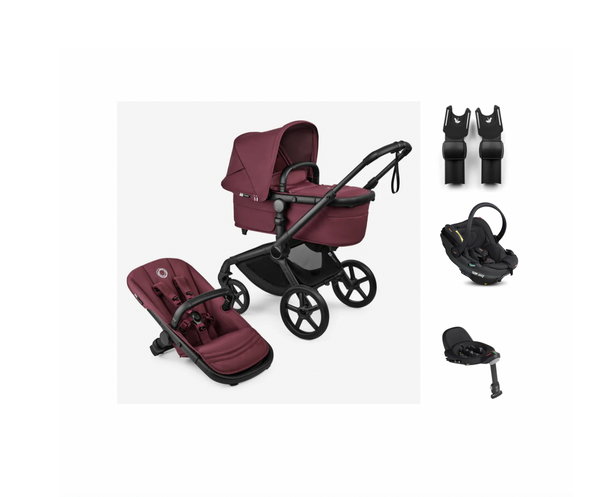 Bugaboo Fox 5 Renew Dark Cherry 5in1 Set (BeSafe)