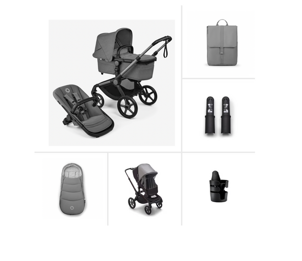 Bugaboo Fox 5 Renew Moon Grey Bundle