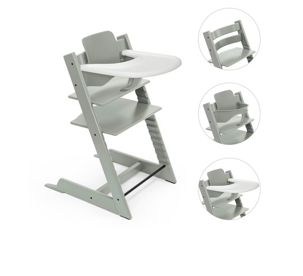 Stokke Tripp Trapp Glacier Green + BabySet+Tray
