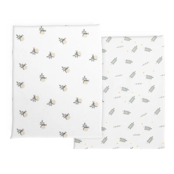 Chicco Spannbettlaken Next2Me Forever Greenery (2 Stück)