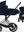Cybex Priam Set Gestell (Matt Black) /Stoff (Rebellious Luxury Denim Blue)