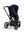 Cybex Priam Set Gestell (Matt Black) /Stoff (Rebellious Luxury Denim Blue)
