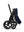 Cybex Priam Set Gestell (Matt Black) /Stoff (Rebellious Luxury Denim Blue)