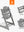 Stokke Tripp Trapp Storm Grey + Baby Set