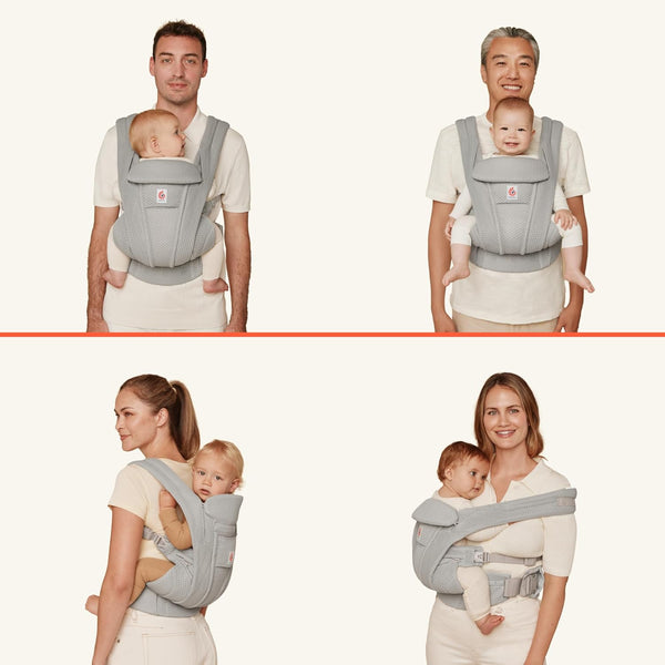 Omni Deluxe Babytrage Soft Olive Mesh
