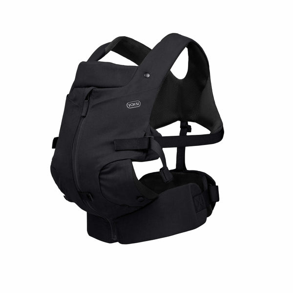 Voski Huddle – Babytrage mit Reißverschluss Black