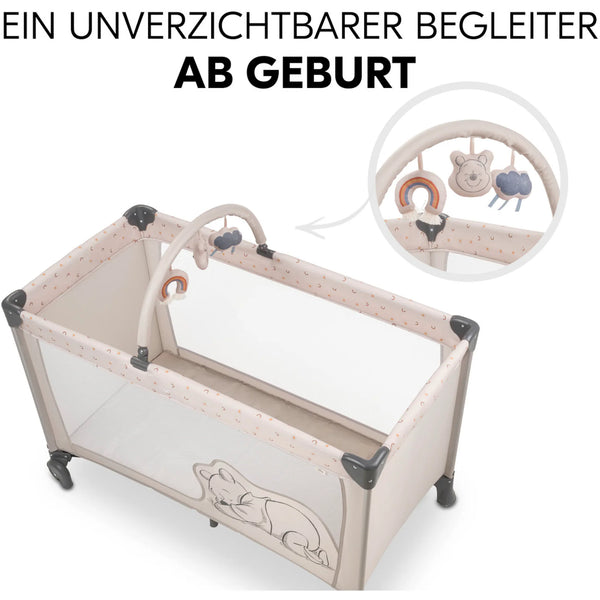 Hauck Dream N Play Go, Pooh Rainbow Beige