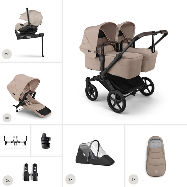 Bugaboo Donkey 6 Twin Desert Taupe All-in-One Set