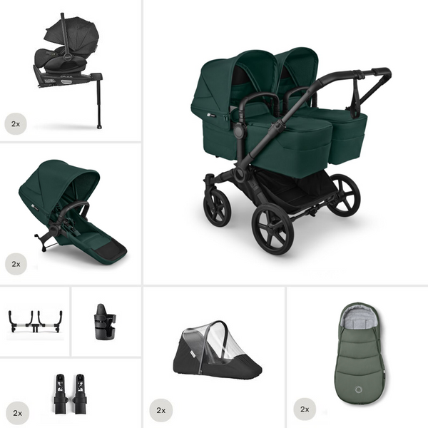 Bugaboo Donkey 6 Twin Fern Green All-in-One Set