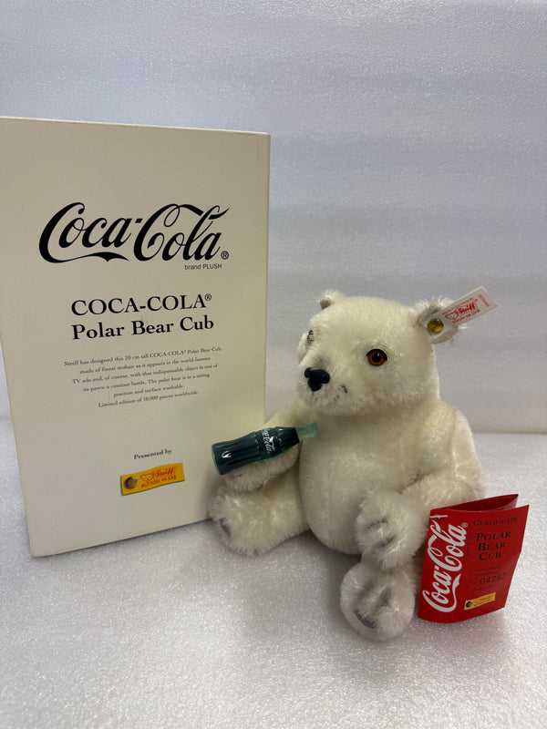 Steiff Coca-Cola Polar Bear Cub
