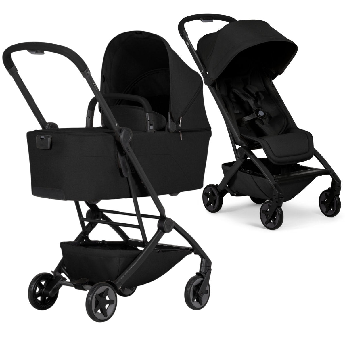 joolz aer beinstütze Joolz Aer² Space Black mit Babywanne – Baumgarten Kinderwagen