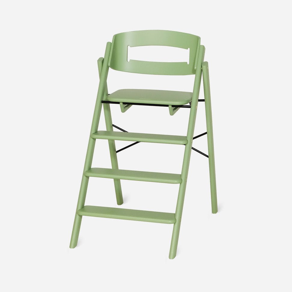 KAOS Klapp Hochstuhl aus Holz, klappbar Beach Pale Green – Baumgarten Kinderwagen
