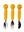 Trixie Silikon-Besteck-Set, 3er-Pack - Herr Löwe