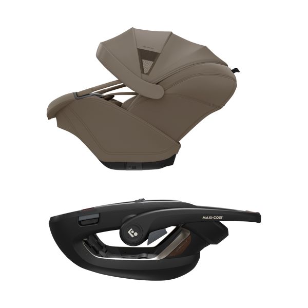 Maxi Cosi Coral Slide Pro i-Size Babyschale Oak Truffle