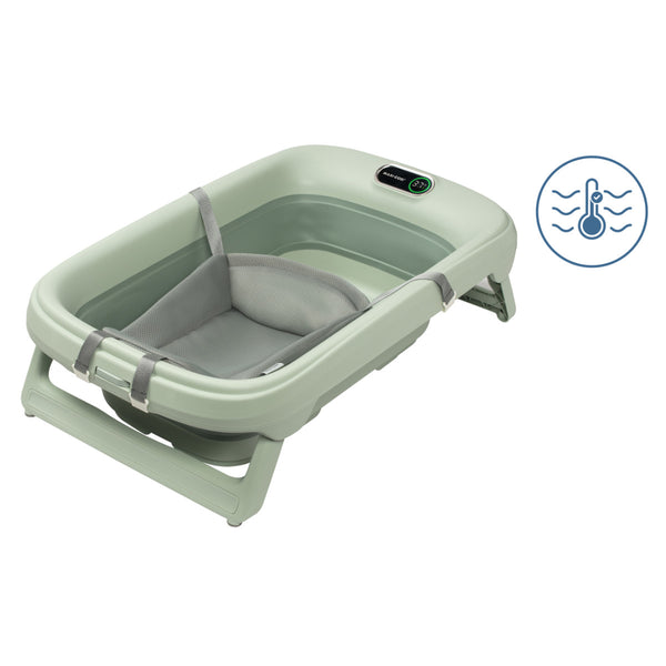 Maxi Cosi Indigo Plus Babybadewanne mit Neugeboreneneinsatz Sage Green