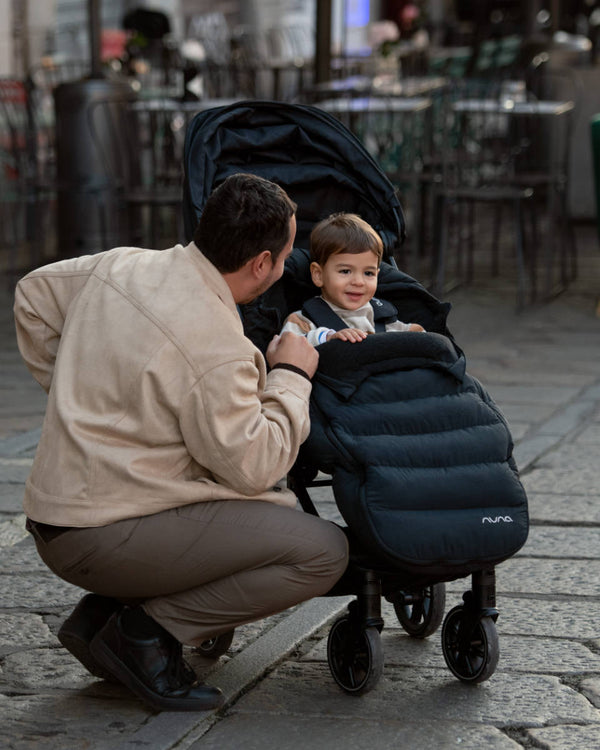 Nuna Winter-Zubehör aus Merinowolle (Fußsack & Handschuhe) Biscotti