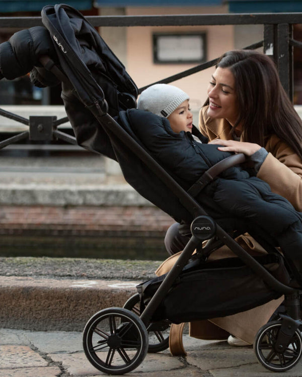 Nuna Winter-Zubehör aus Merinowolle (Fußsack & Handschuhe) Thunder