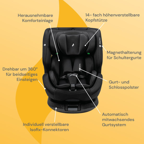 Osann One360 i-Size Black (0-12 Jahre)