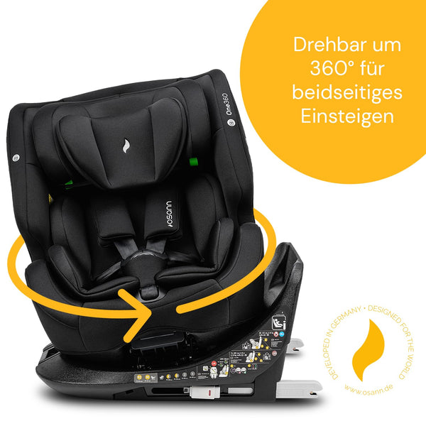 Osann One360 i-Size Black (0-12 Jahre)